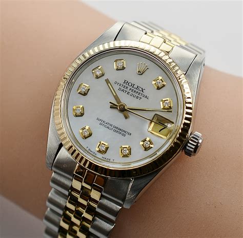 Rolex mop diamond dial